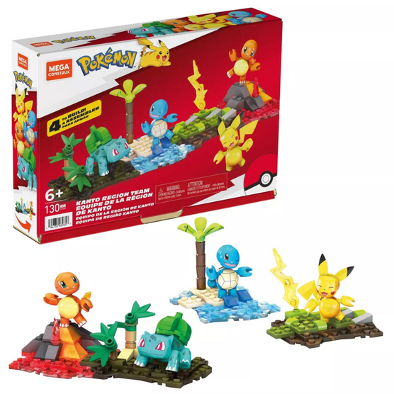 Mega Pokémon Kanto Region Team Construction Set