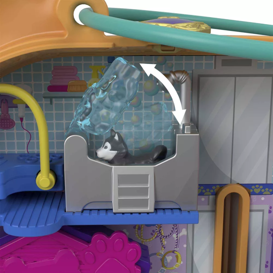 Polly Pocket Corgi Cuddles Pet Hotel Compact