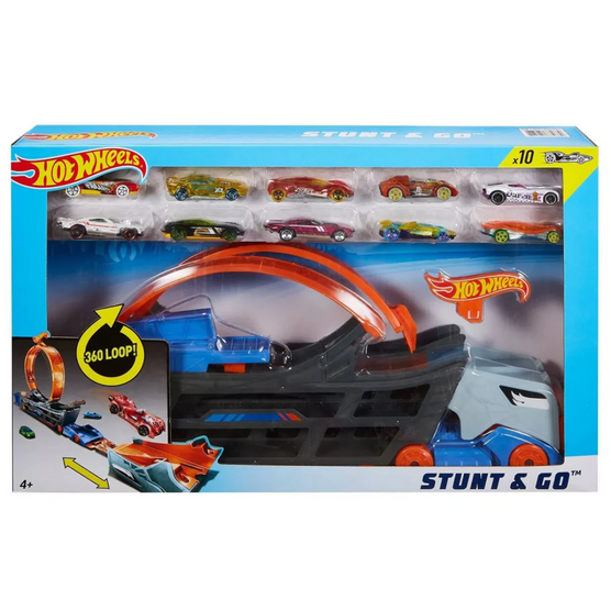 Hot Wheels Stunt & Go Transforming Track