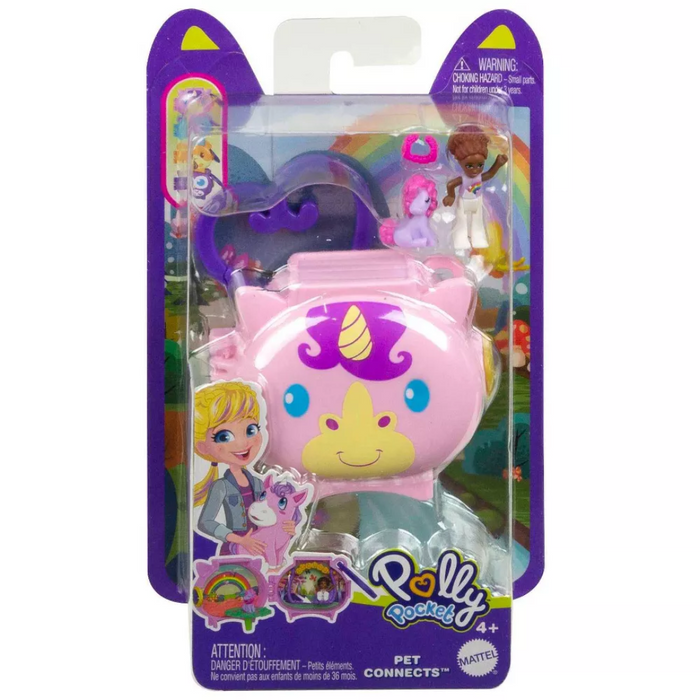 Polly Pocket Pet Connects Stackable Compact Playset - Assorted