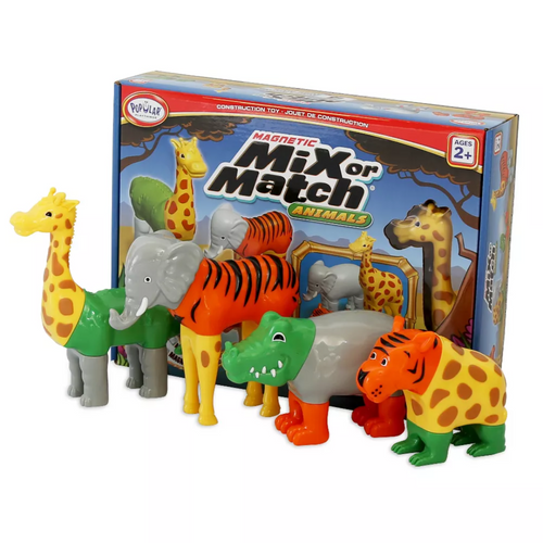 Magnetic Mix or Match: Jungle Animals Set