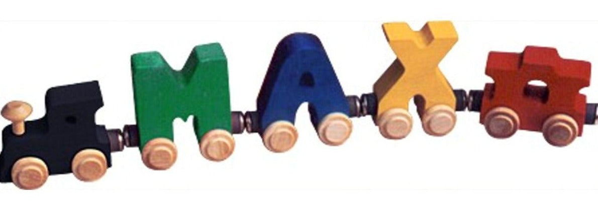 Colorful Train Letters
