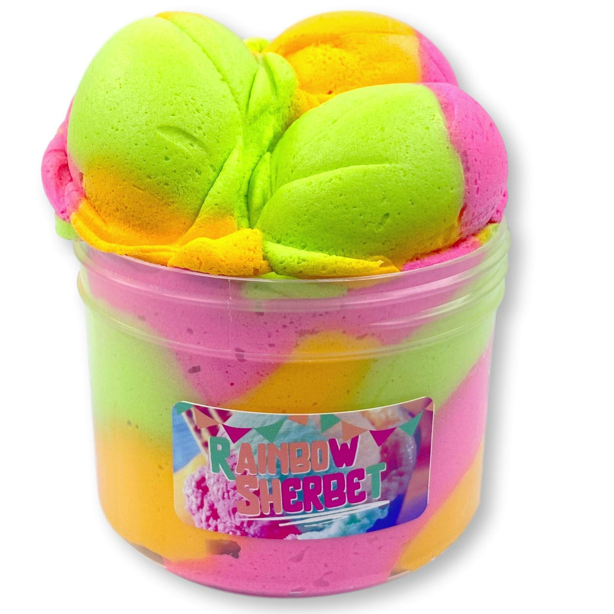 Rainbow Sherbet Dope Slime Cloud Slime/Dough — Learning Express Gifts