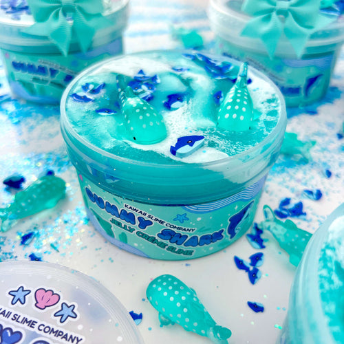 Kawaii Gummy Shark Jelly Creme Slime