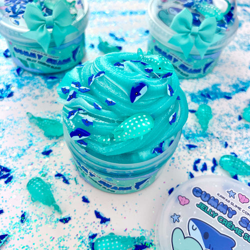 Kawaii Gummy Shark Jelly Creme Slime