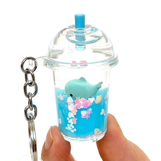 Sea Life Drink Keychain