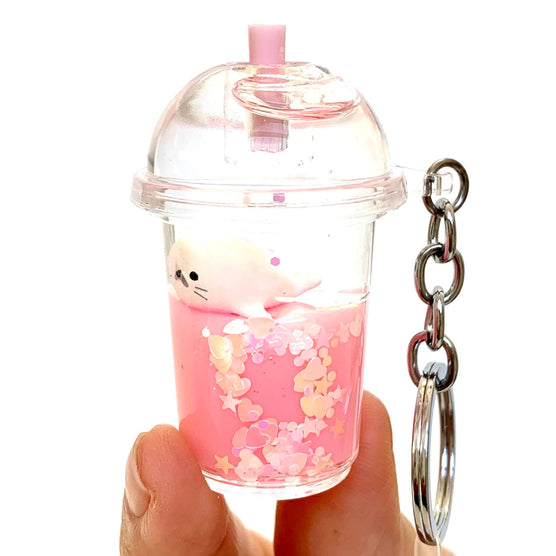 Sea Life Drink Keychain