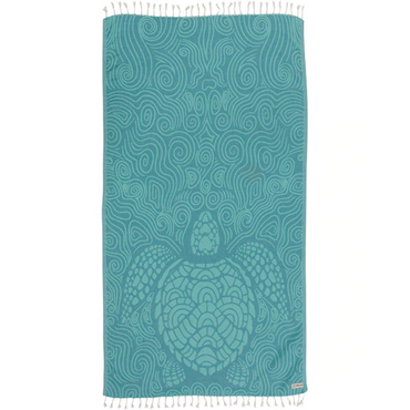 Mint Swirl Turtle Sand Cloud Towel