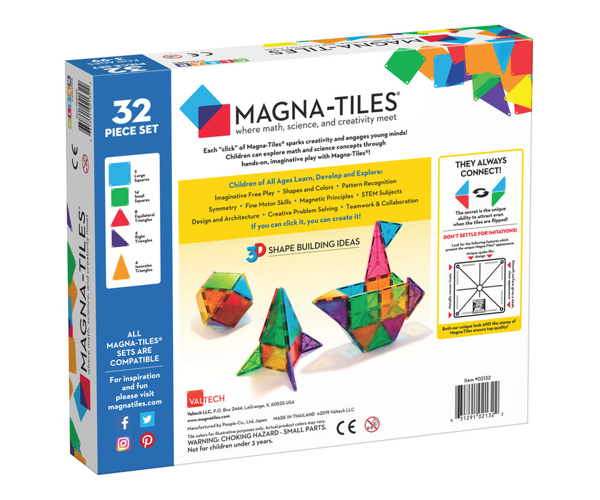 Magna Tiles Clear 32 piece