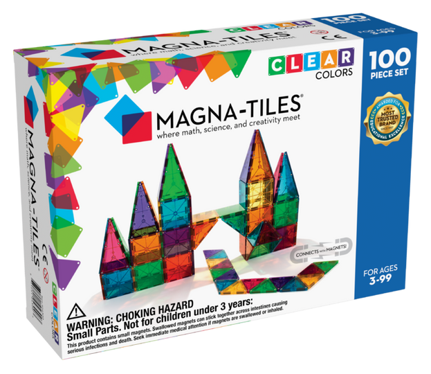 Magna Tiles Clear 100 Piece