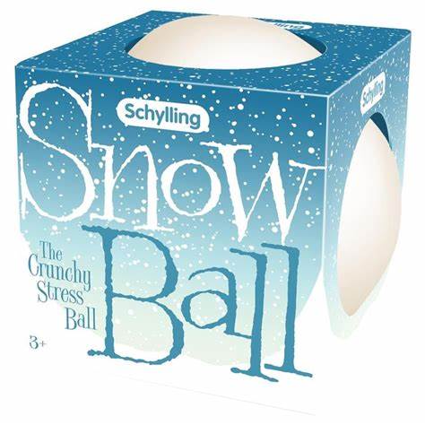 Snow Ball Crunch Stress Ball Needoh Fidget Toy