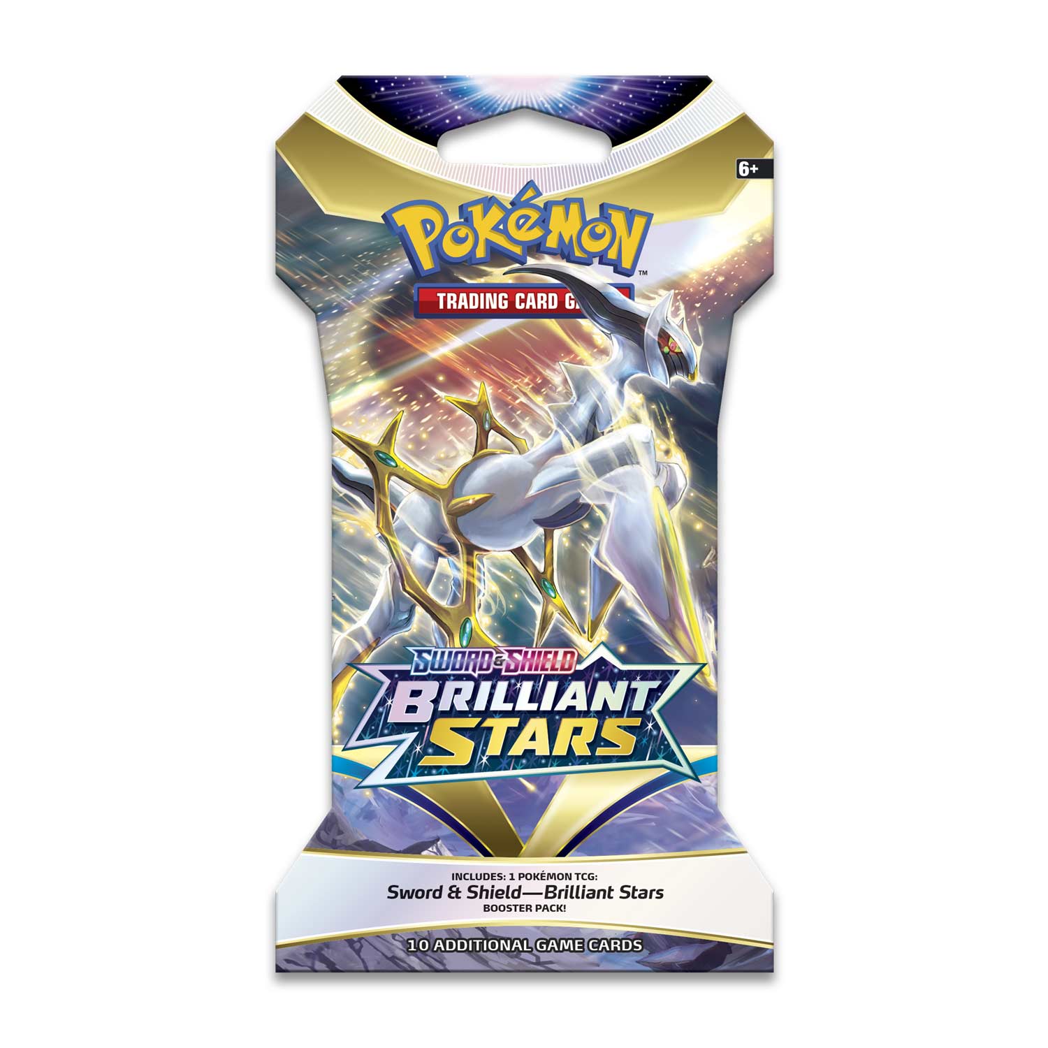 Pokemon TCG: Sword & Shield-Brilliant Stars Sleeved Booster Pack (10 Cards)