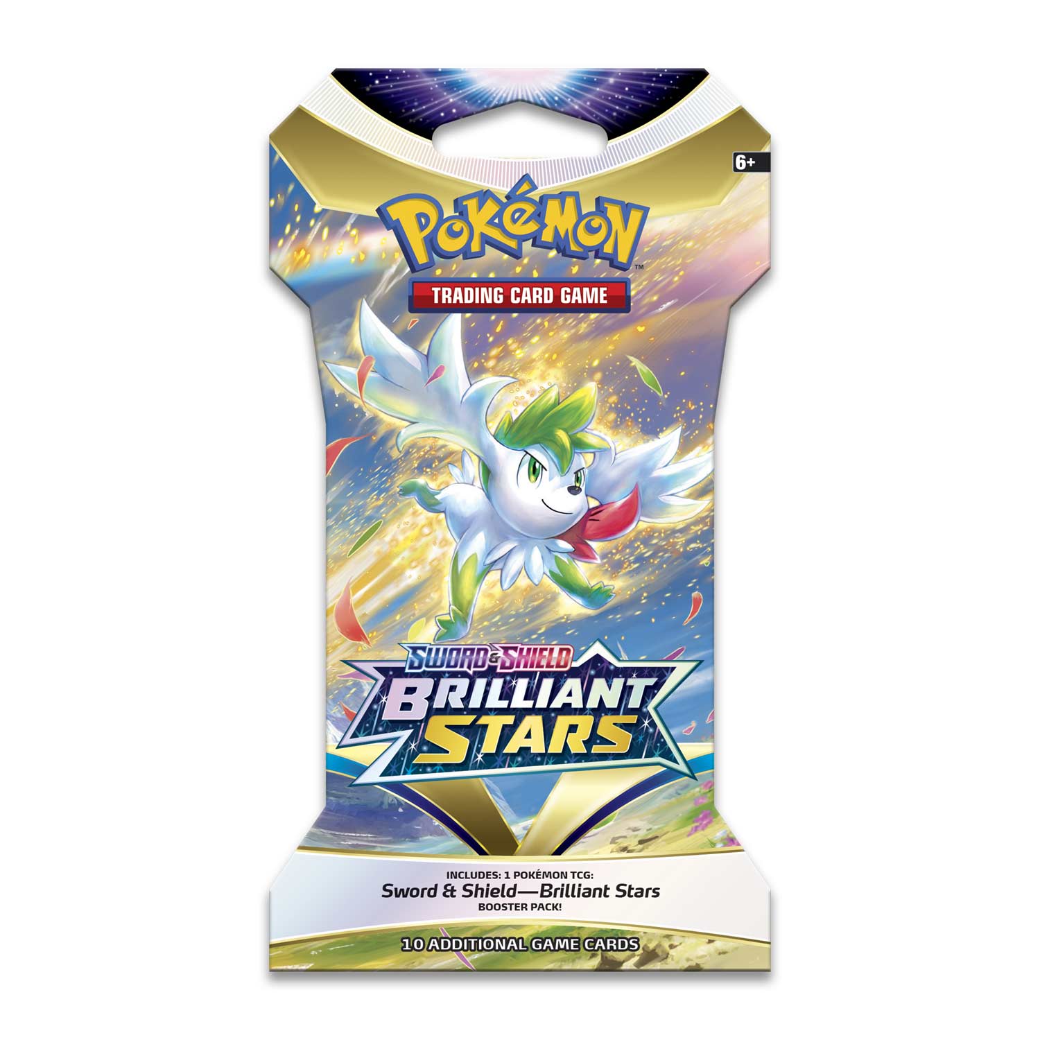 Pokemon TCG: Sword & Shield-Brilliant Stars Sleeved Booster Pack (10 Cards)