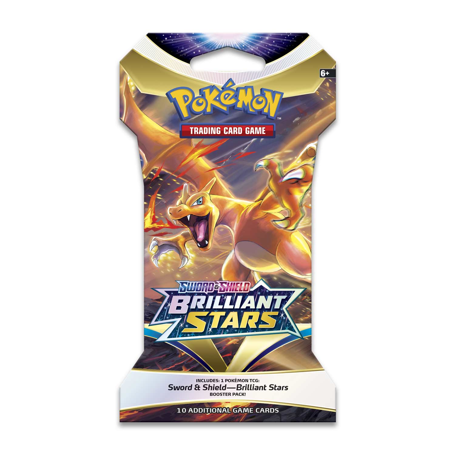Pokemon TCG: Sword & Shield-Brilliant Stars Sleeved Booster Pack (10 Cards)