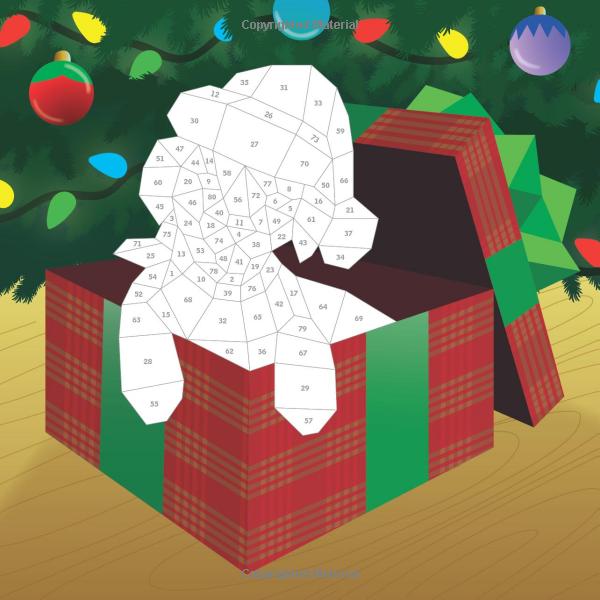 Paint by Sticker Holly Jolly Christmas