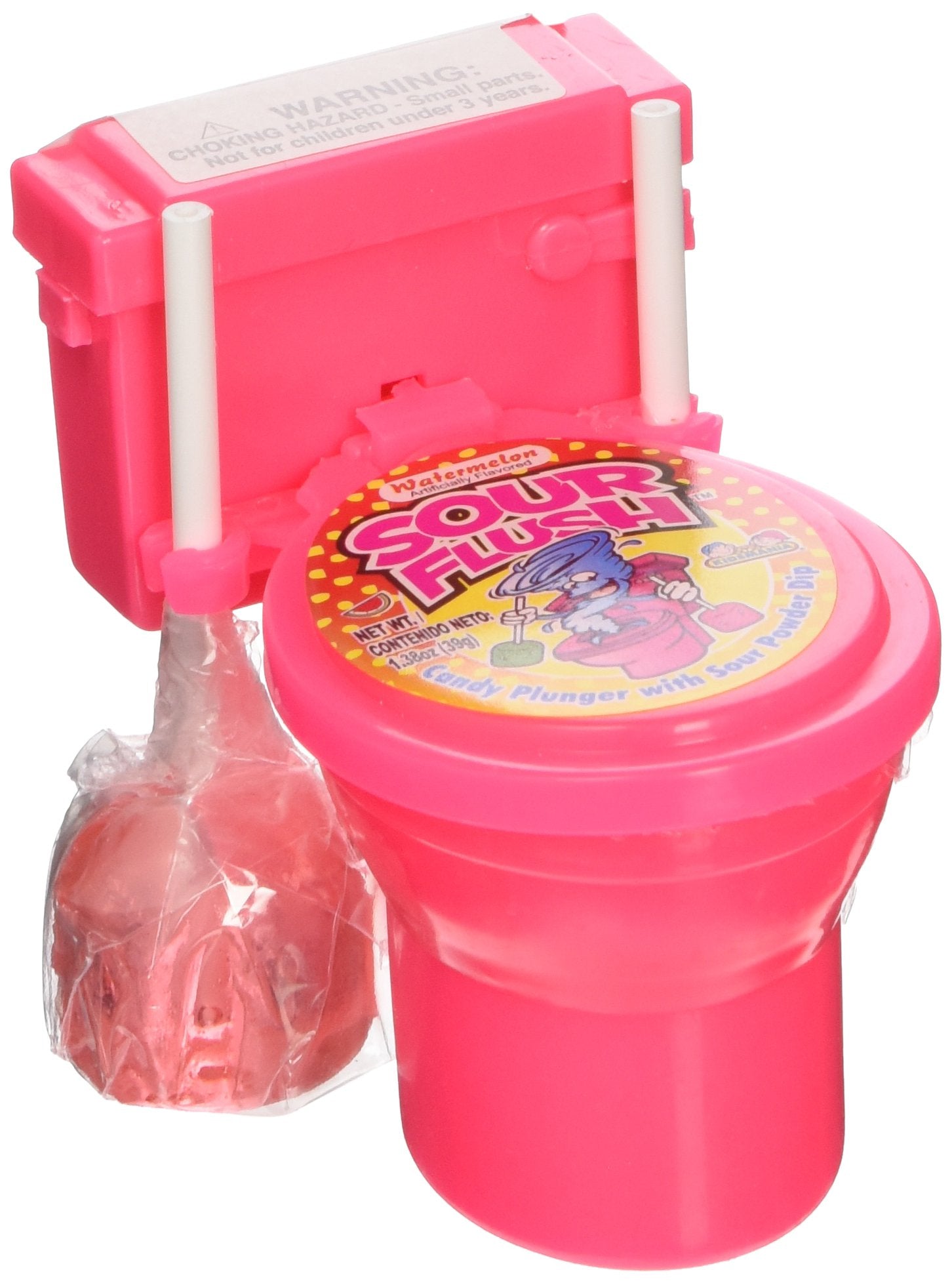 Sour Flush Plunger Candy