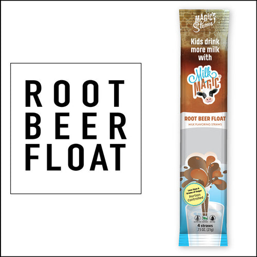 Root Beer Float Milk Straw