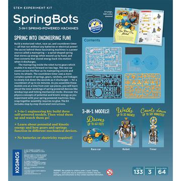 Springbots 3-in-1 Spring-Powered Machines