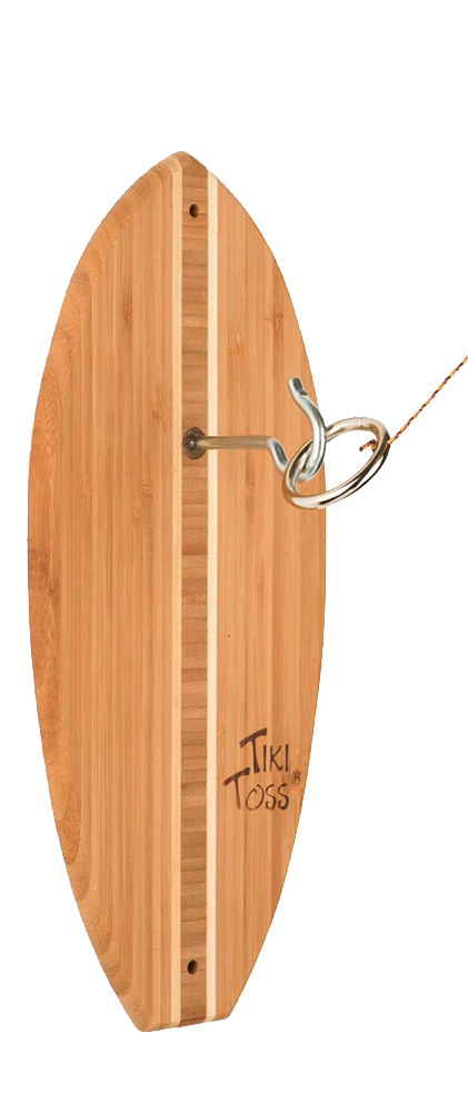 Tiki Toss Surfboard Hook & Ring Game