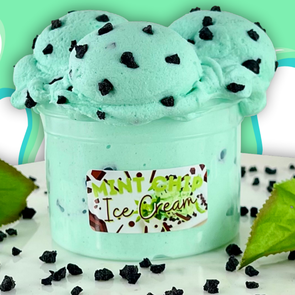 Orb™ Mint Chocolate Chip Ice Cream Fluff Scented Slime Kit