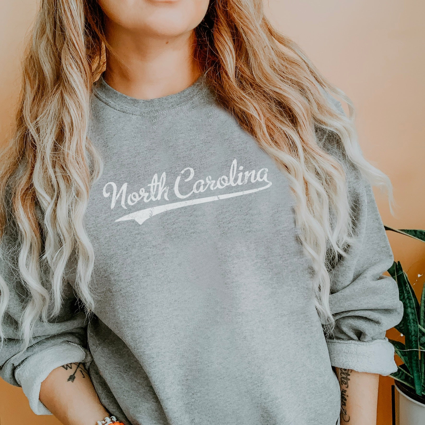 North Carolina Crewneck Fleece Sweatshirt