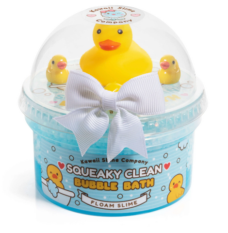 Kawaii Squeaky Clean Bubble Bath Floam Slime