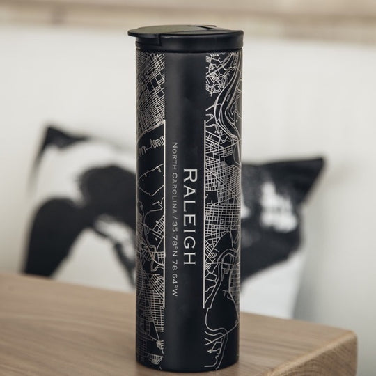 Raleigh Map 17oz Tumbler