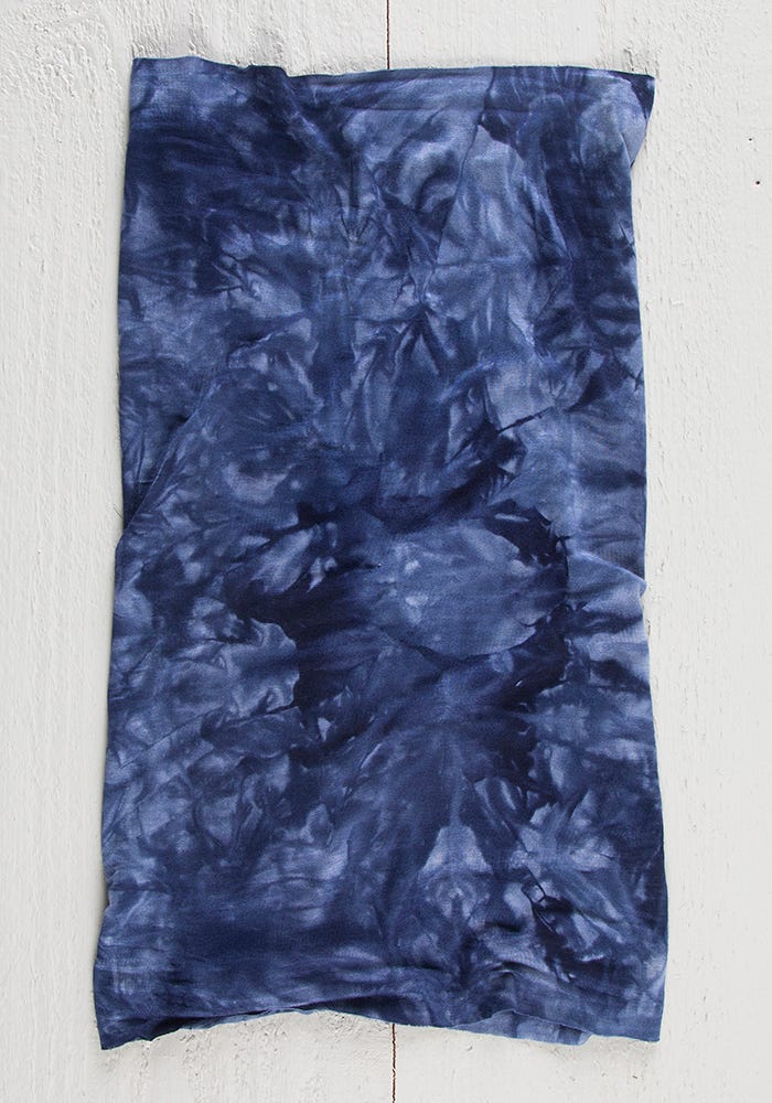 NAVY TIE DYE BANDEAU