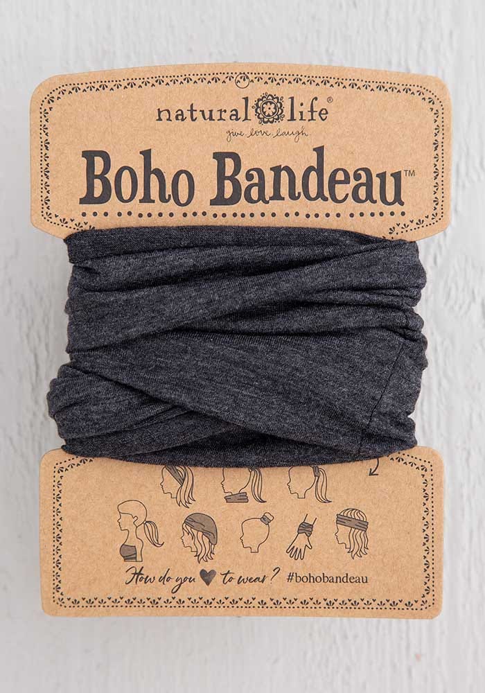 Charcoal Boho Bandeau