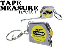 Mini Tape Measure Key Chain