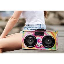 Tie Dye Bombox Radio
