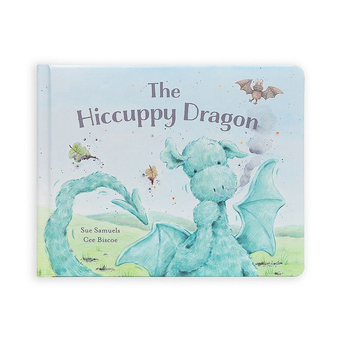 Jellycat The Hiccuppy Dragon Book