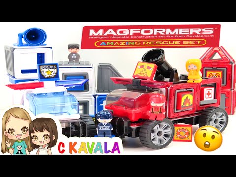 Amazing Rescue Magformer 50 Piece Set