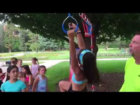 NinjaLine 30' Intro Kit with 7 Hanging Obstacles