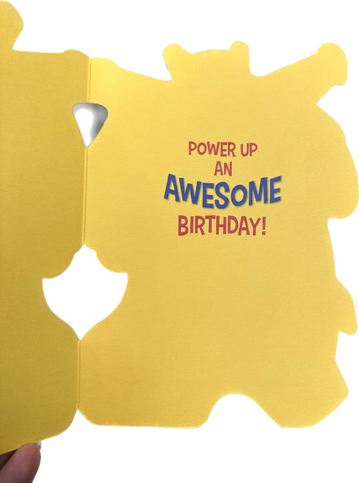 Robot Birthday Foil Card