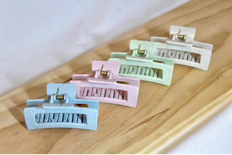 Pastel Rectangle Hair Clip