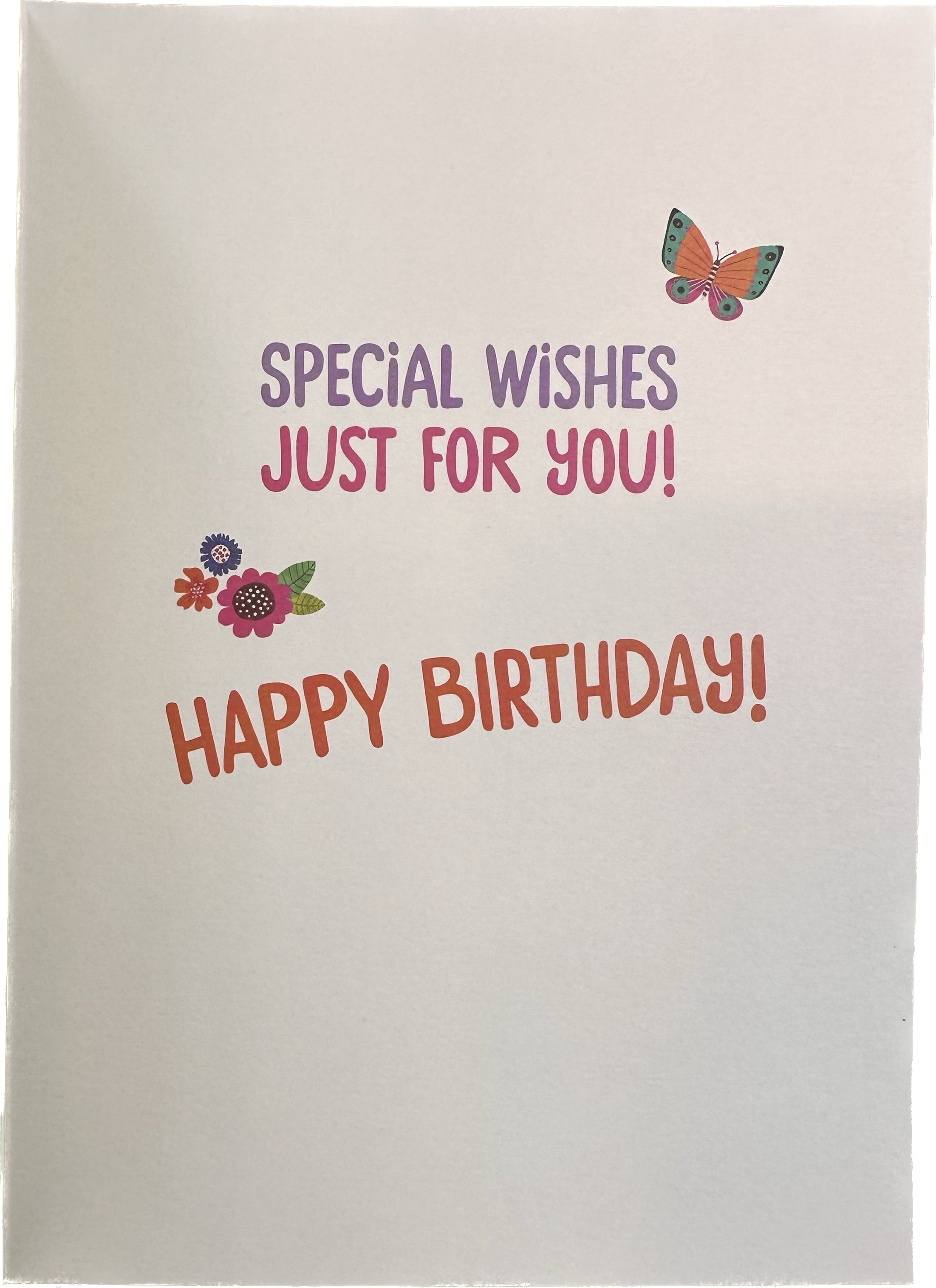 Horse and Butterfly Card