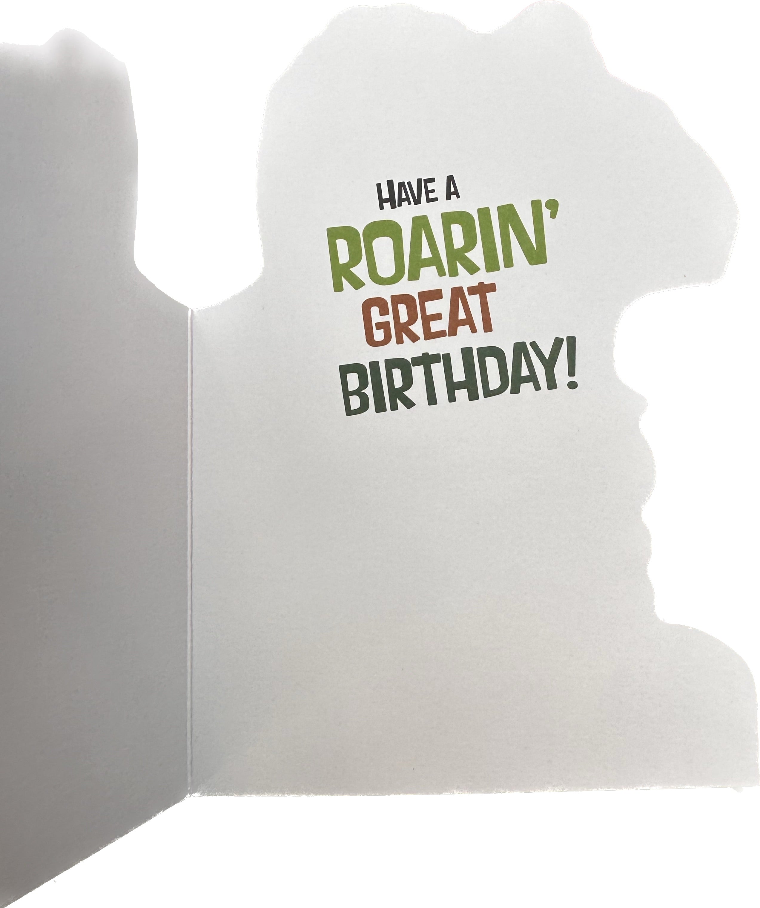 Roaring Dinosaur T Rex Card
