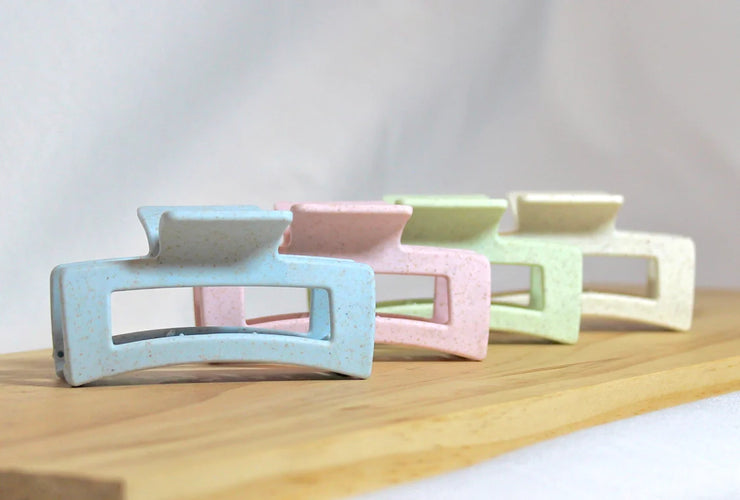 Pastel Rectangle Hair Clip