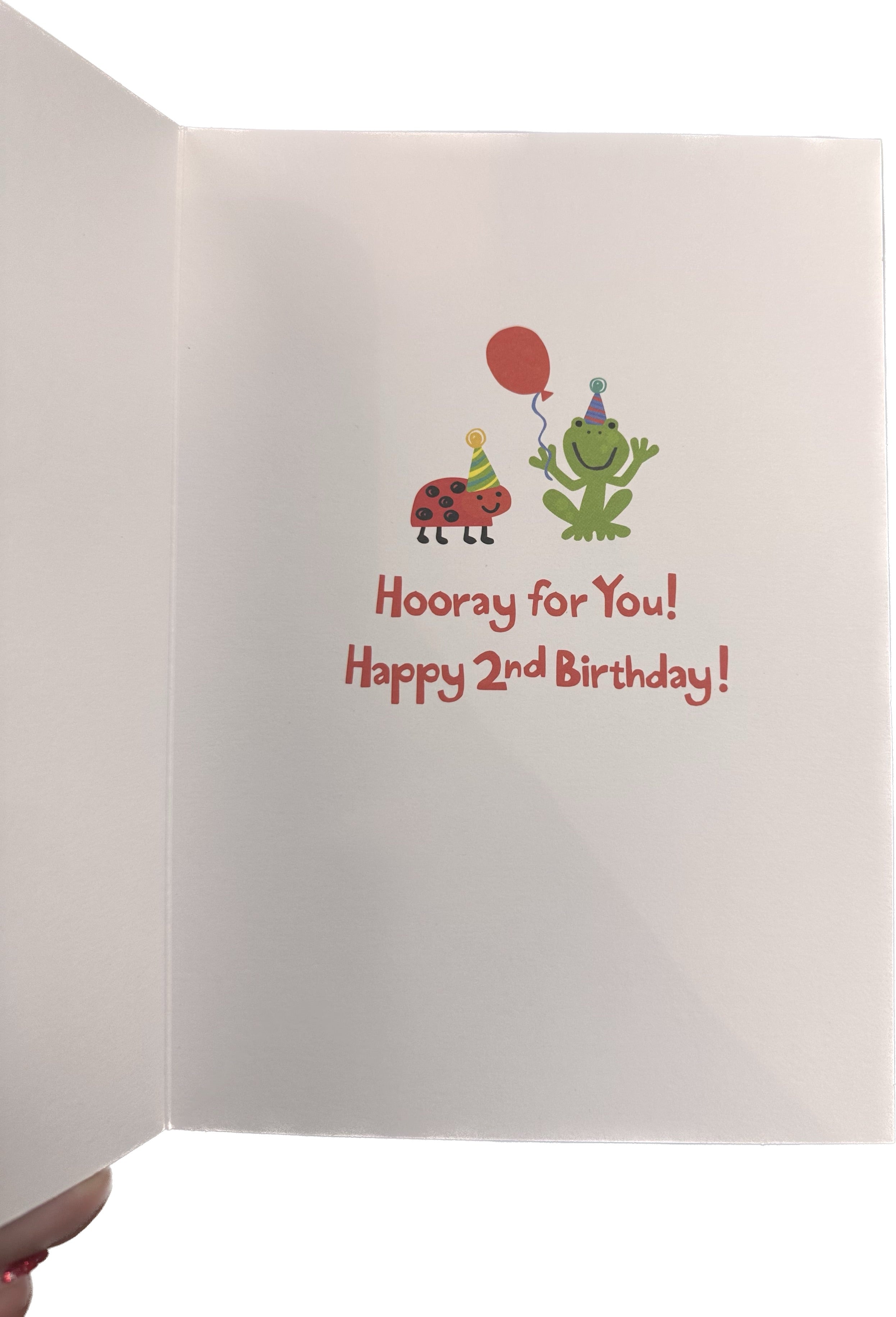 AGE-SPECIFIC: FOIL: 2 YEAR OLD CARD