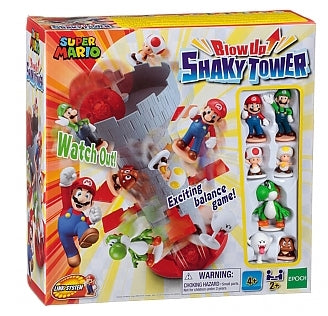 Super Mario Blow Up Shaky Tower Game