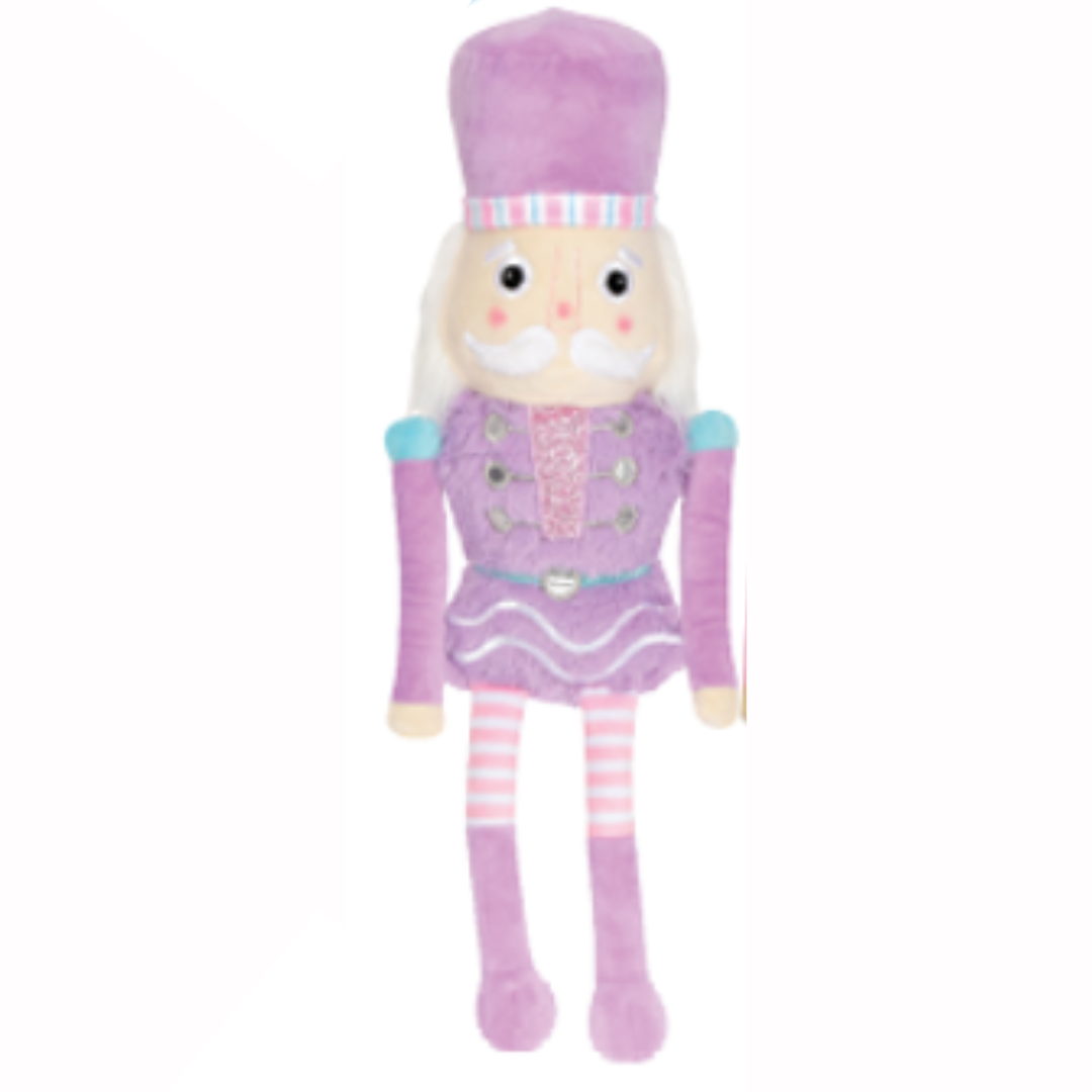 Lavender Nutcracker Furry and Fleece Plush
