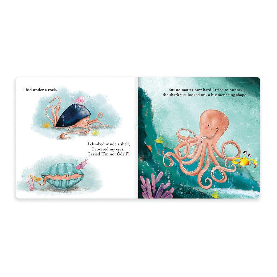 The Fearless Octopus Board Book JellyCat