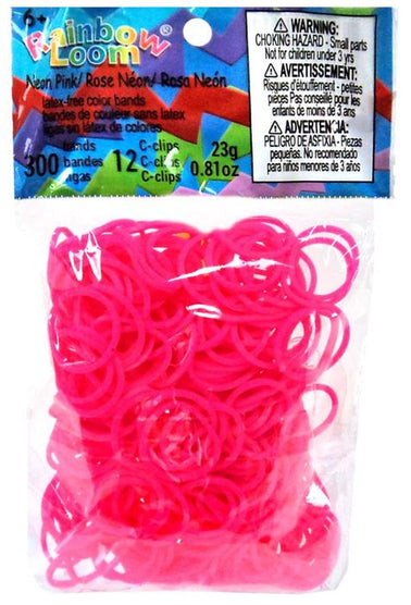  Rainbow Loom Orange Jelly Rubber Bands Refill + C-Clips : Toys  & Games