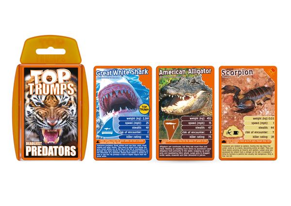 Deadliest Predators Top Trumps