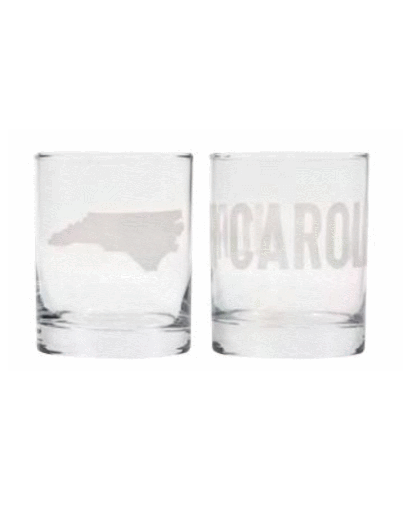 10oz NC Rock Glass Set