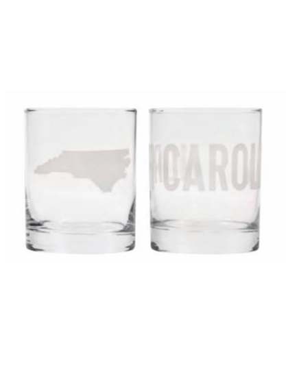 10oz NC Rock Glass Set