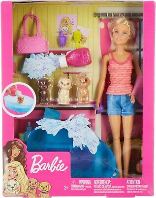 Barbie® Doll & Pets - Puppy Bath Time Playset