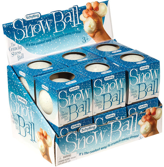 Snow Ball Crunch Stress Ball Needoh Fidget Toy