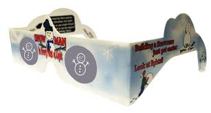 Snowman Holiday Specs 3D